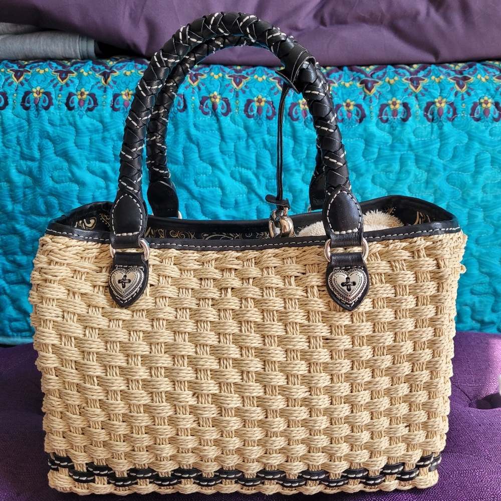 Brighton straw bag